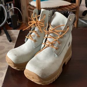 Rocket dog y2k platform work boots—rare!